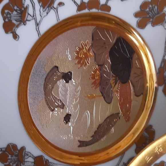 12 Eternal Wishes Set Chokin Plates - Picture 3 of 16